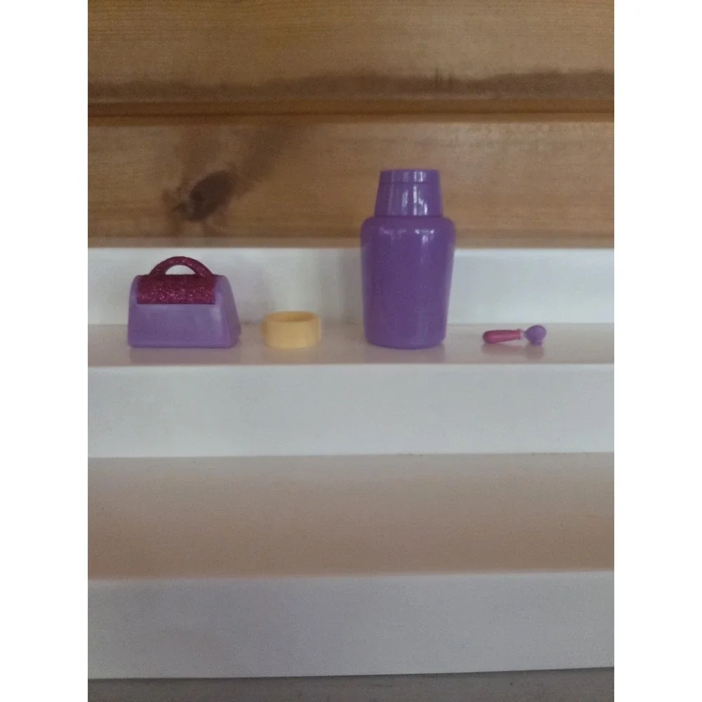 Doc McStuffins Replacement Medical Bag Small 4 Instruments‎ Purple Glitter Small